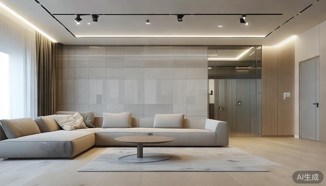 高光釉大理石瓷砖：小户型放大空间的秘诀，避开杂乱与压迫感