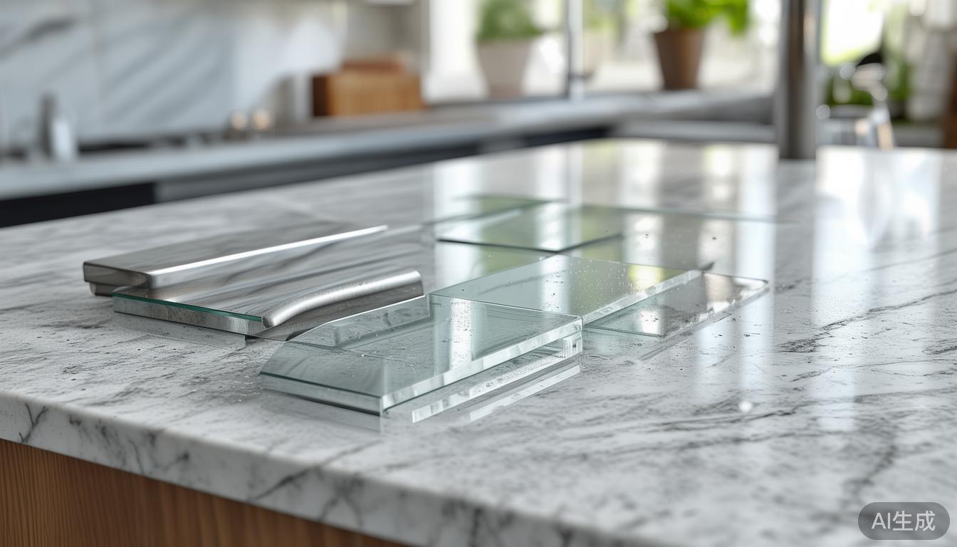 大理石用于厨房对人体有害吗_中板通体大理石适用于厨房防溅挡板兼顾美观与易于清洁_大理石厨房装修