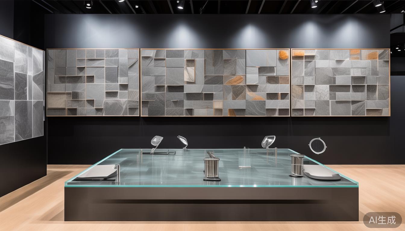 「自然石系列文化石」效果瓷砖：赋予电视背景墙立体肌理感与视觉深度