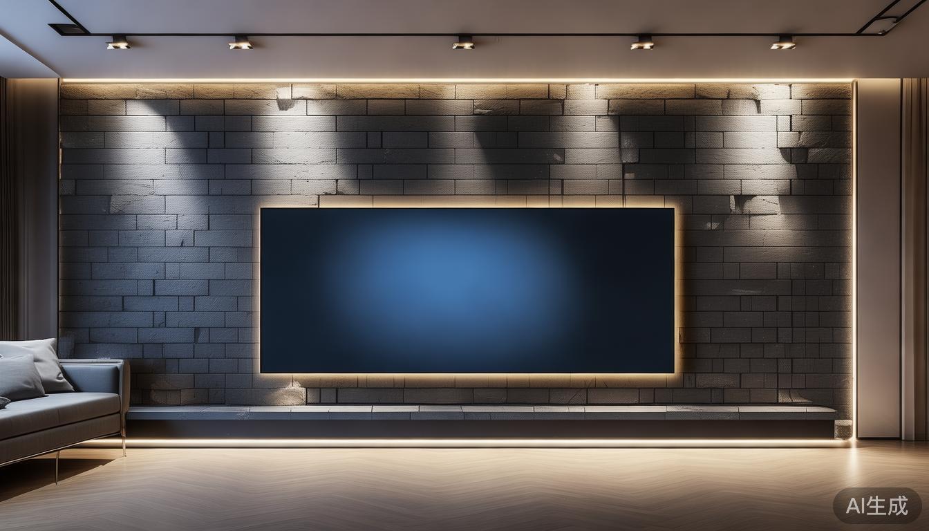 自然石系列文化石效果瓷砖为电视背景墙带来立体肌理感_石料电视背景墙_文化石做电视背景墙