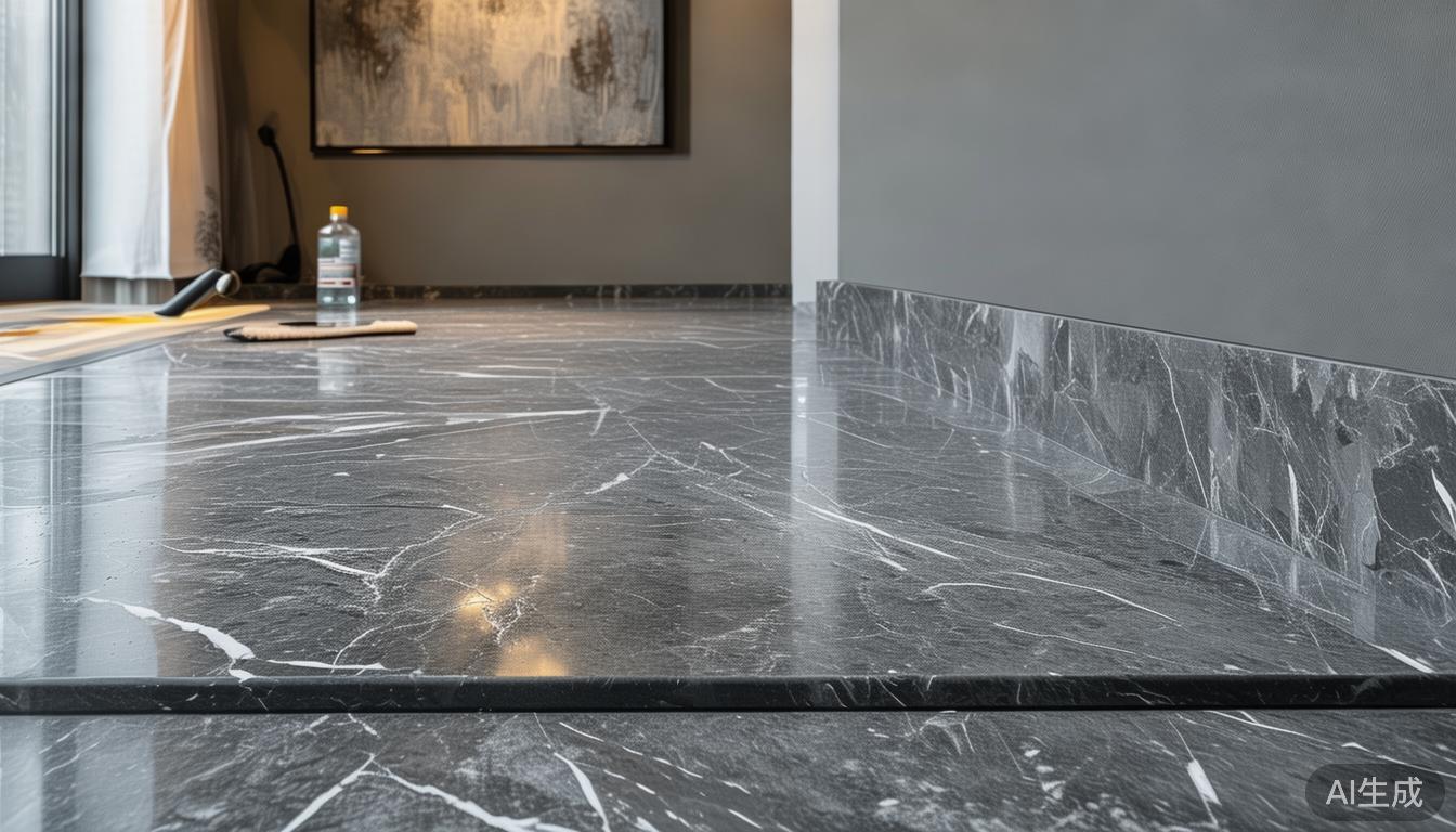 奢石系列每片图案独一无二成为大户型客厅地面的视觉焦点_奢石背景墙属于什么风格_奢华大客厅