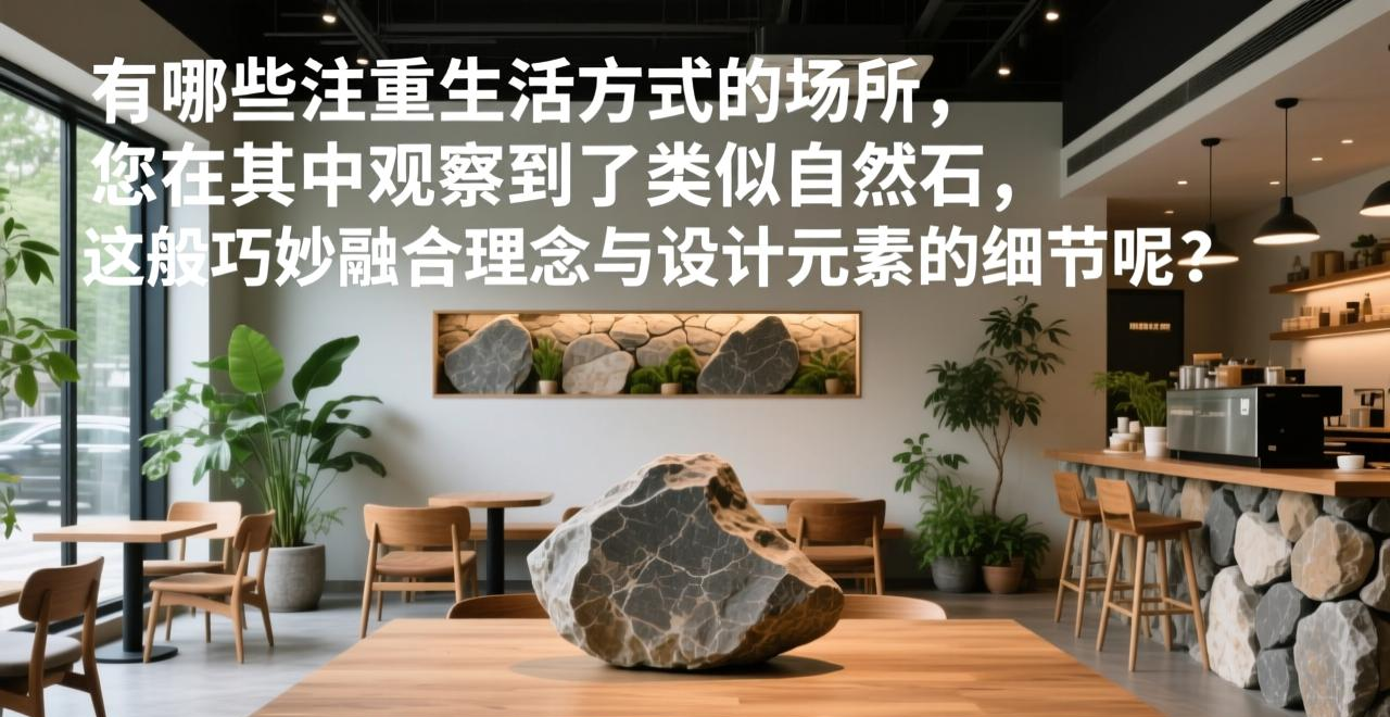 养生素餐厅_菩提素素食餐厅晶郦馆店_自然石系列在素食餐厅与养生馆中呼应自然健康生活方式