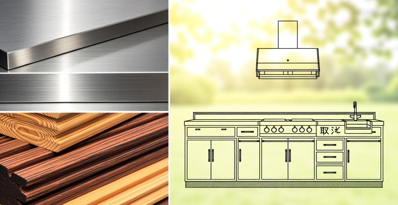 高端户外烧烤_户外烧烤炉具_至尊岩板户外厨房与烧烤台应用展现耐候性与耐高温性能
