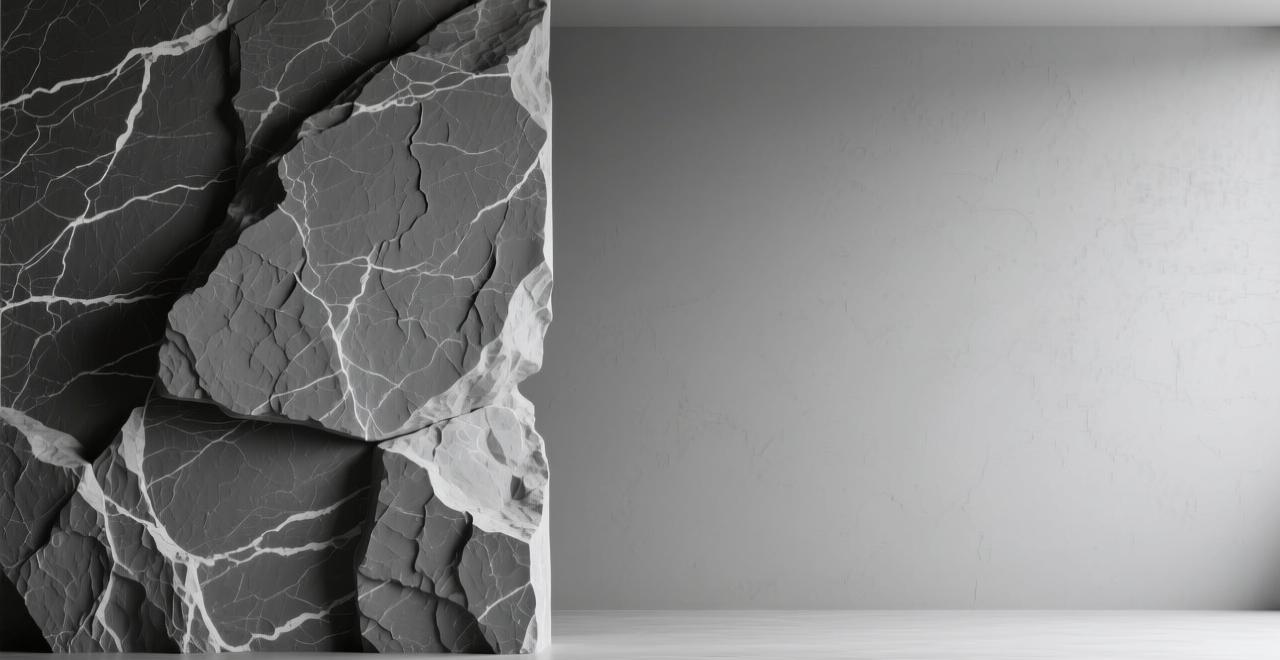 灰石装修案例_灰色石材装修效果图_自然石系列灰调产品如何与现代家具搭配呈现高级灰空间氛围