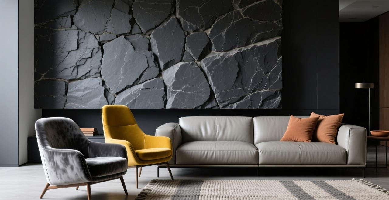 高级灰空间搭配指南：自然石材与现代家具的质感融合技巧