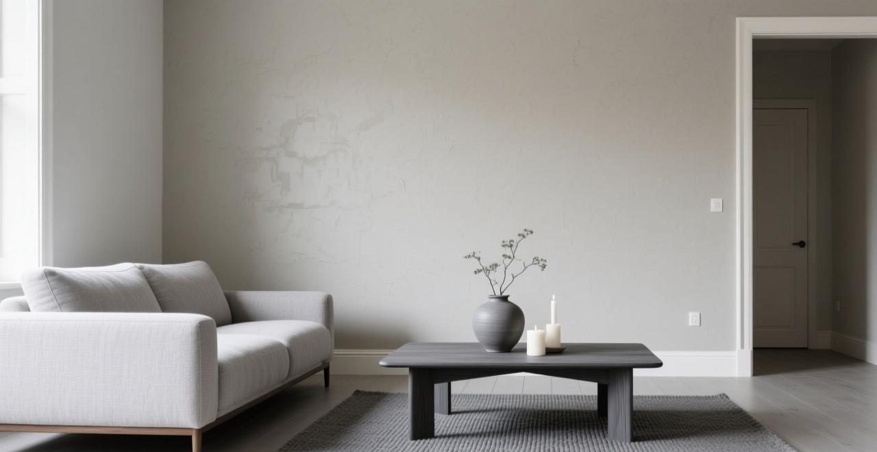 自然石系列灰调产品如何与现代家具搭配呈现高级灰空间氛围_灰色石材系列_灰石装修案例