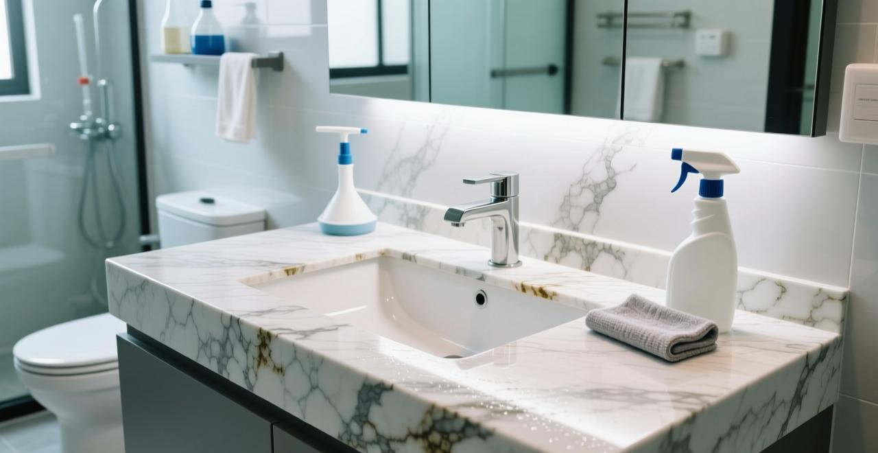 至尊岩板作为卫生间盥洗台面展现其抗化学腐蚀与易清洁优势_至尊岩板作为卫生间盥洗台面展现其抗化学腐蚀与易清洁优势_至尊岩板作为卫生间盥洗台面展现其抗化学腐蚀与易清洁优势